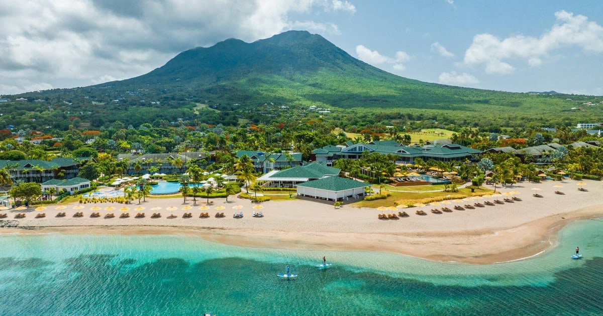 Resort real estate on the coast of Nevis