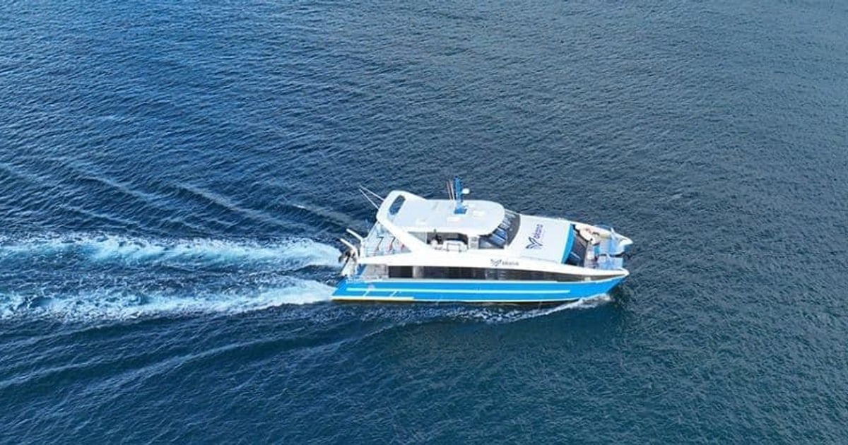 The Makana ferry crossing between St. Kitts and Nevis